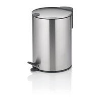 KOSMETIKEIMER 3 l  Metall  - Schwarz/Altrosa, Basics, Kunststoff/Metall (17/23cm) - Kela