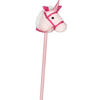 KONJIĆ NA ŠTAPU   - ružičasta, Basics, tekstil/plastika (80cm) - My Baby Lou