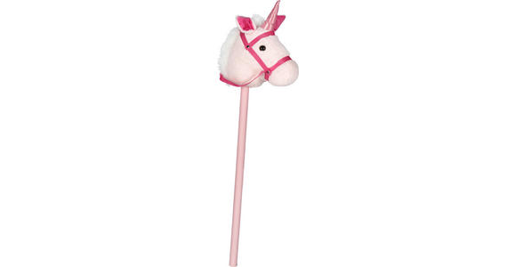 STECKENPFERD - Rosa, Basics, Kunststoff/Textil (80cm) - My Baby Lou