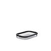 VORRATSDOSE Modula 0,55 L  - Transparent/Schwarz, KONVENTIONELL, Kunststoff (22,4/16,0/3,7cm) - Mepal