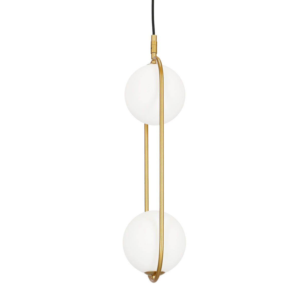 HÄNGELEUCHTE 18,5/15/140 cm   - Messingfarben, Design, Metall (18,5/15/140cm)