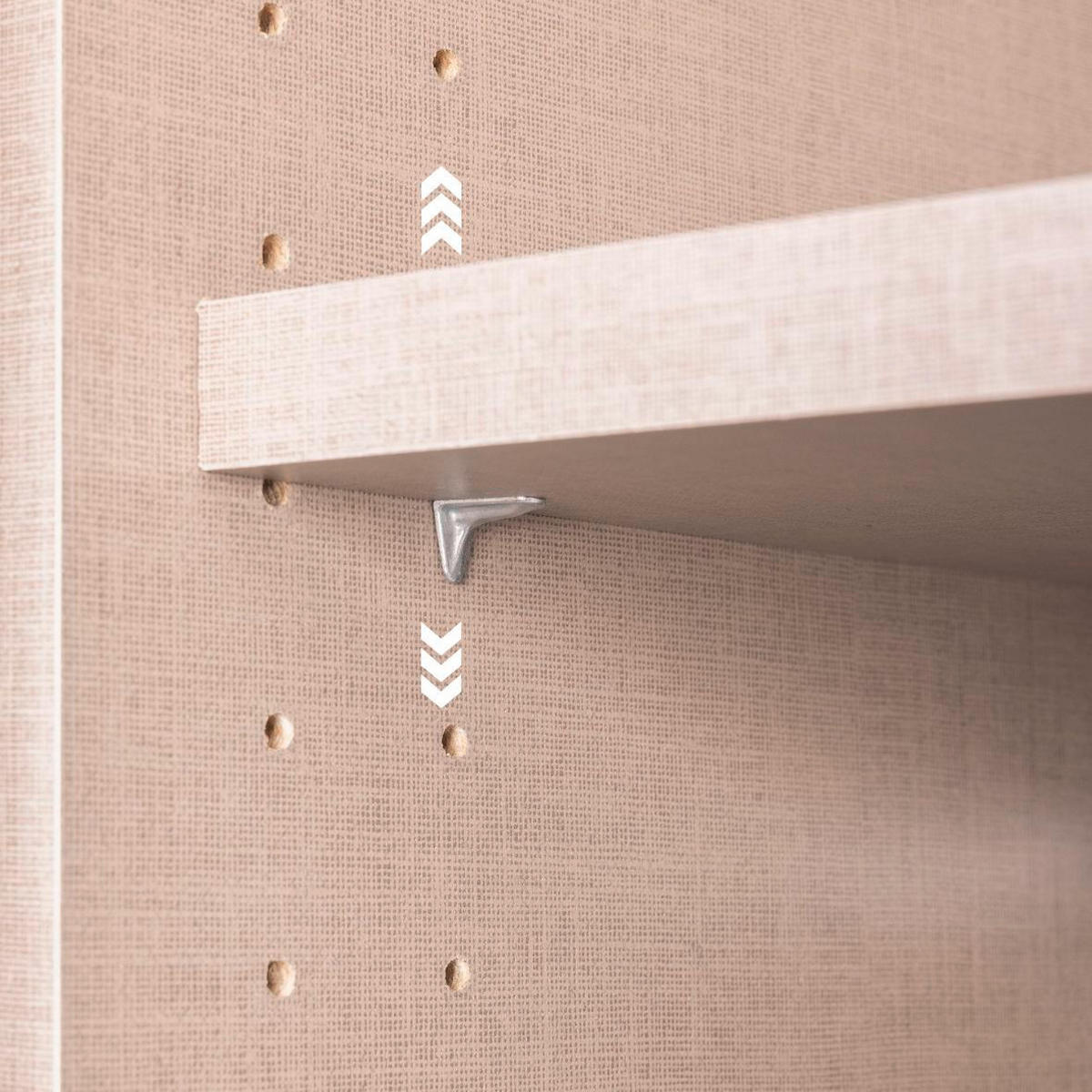DREHTÜRENSCHRANK in Weiss  - Weiss/Grau, Modern, Holzwerkstoff/Metall (226/229/54cm) - Rauch Möbel