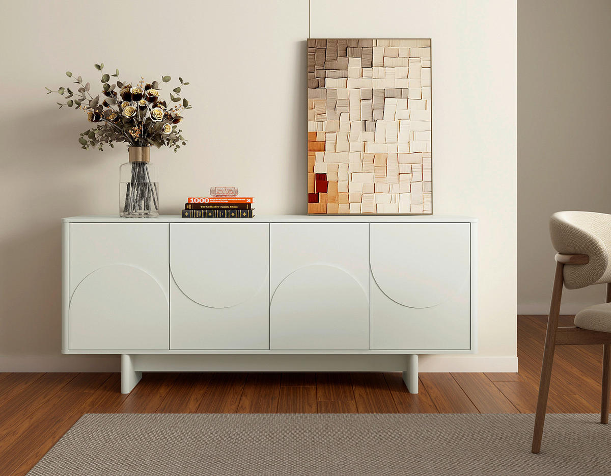 SIDEBOARD  180/75/40 cm  - Kaschmir, Design, Holzwerkstoff (180/75/40cm) - Xora