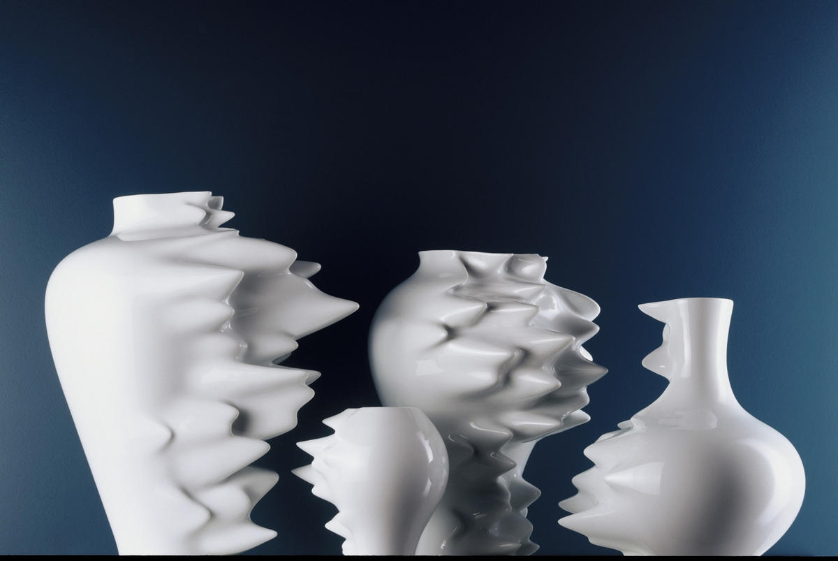 VAZA   25,7/25,7/17,6 cm   keramika  - bela, Konvencionalno, keramika (25,7/25,7/17,6cm) - Rosenthal