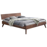 BETT 100/200 cm  in Nussbaumfarben  - Nussbaumfarben, Natur, Holz (100/200cm) - Hasena