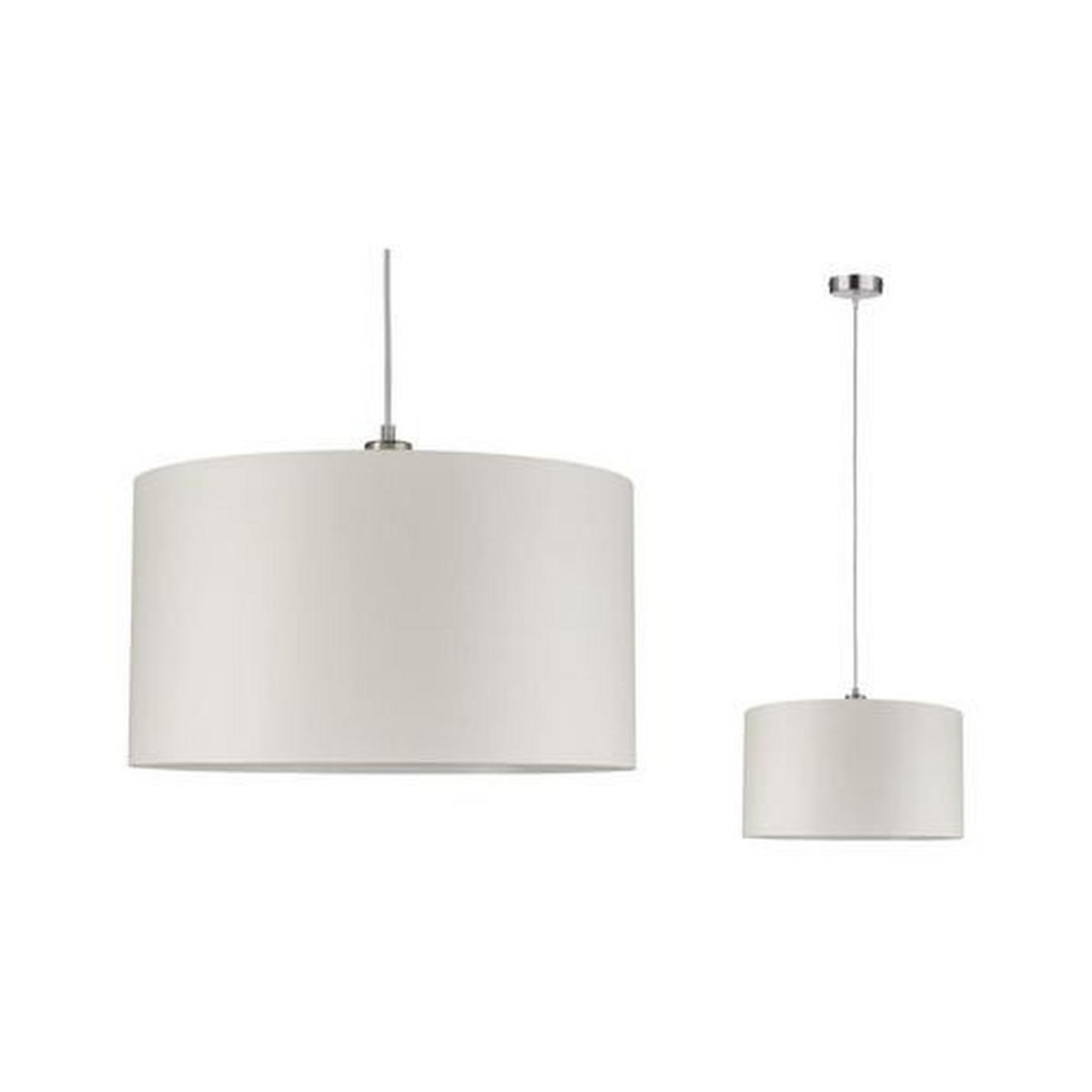 HÄNGELEUCHTE TESSA 45/110 cm   - Creme, Design, Textil/Metall (45/110cm) - Paulmann