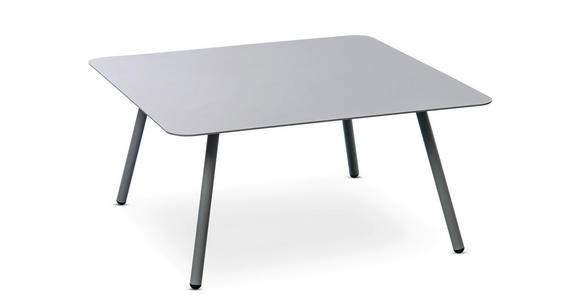 BEISTELLTISCH 75/75/35 cm Grau  - Grau, Design, Metall (75/75/35cm) - Xora