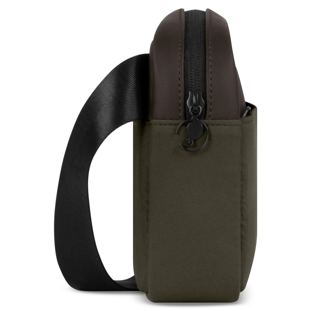 SCHULTERTASCHE - Olivgrün, Basics, Textil (6/22,5/15cm) - ABC Design