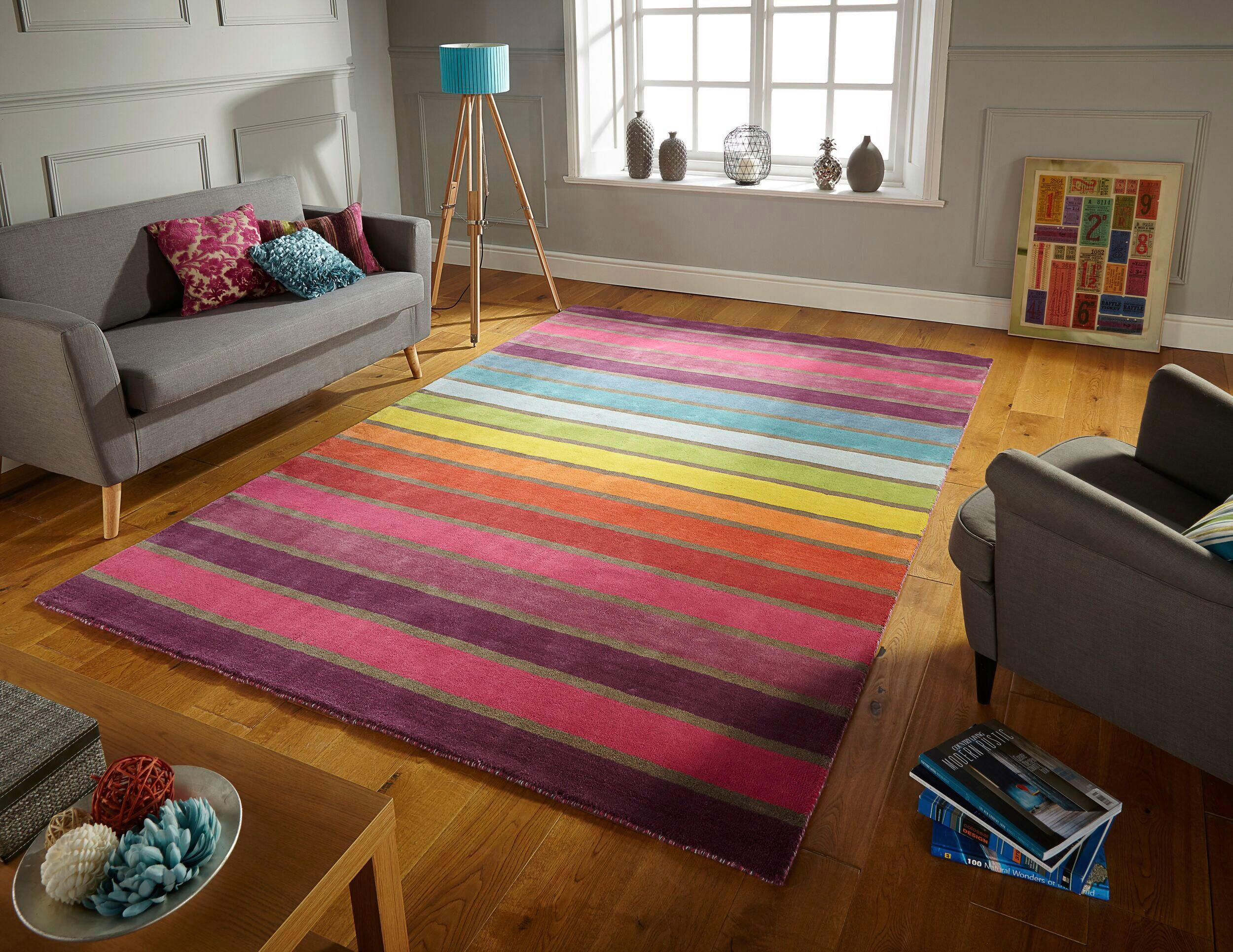 VLNĚNÝ KOBEREC, 170/120 cm, vícebarevná - vícebarevná, Basics, textil (170/120cm)