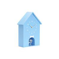 WANDUHR  Hellblau  - Hellblau, Basics, Kunststoff (24.9/27cm) - Karlsson