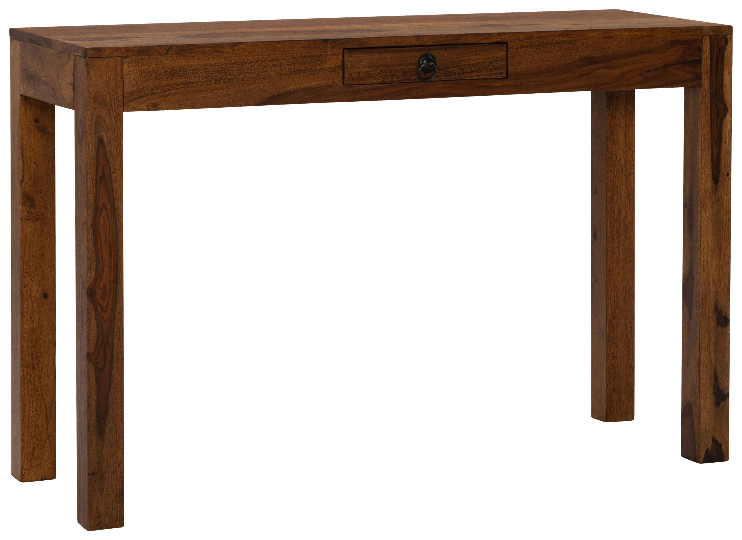 SKRIVBORD 118/40/76 cm  i sheshamfärgad  - sheshamfärgad/svart, Modern, metall/trä (118/40/76cm) - MID.YOU