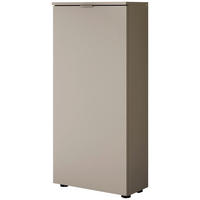 SCHUHSCHRANK Beige, Taupe, Kaschmir  - Taupe/Kaschmir, Design, Holzwerkstoff/Metall (50/103/22cm) - Livetastic