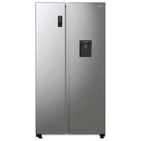SIDE-BY-SIDE 91,5/178.5/67 cm NRR9185EAXLWD  - Edelstahlfarben, Basics, Metall (91,5/178.5/67cm) - Gorenje