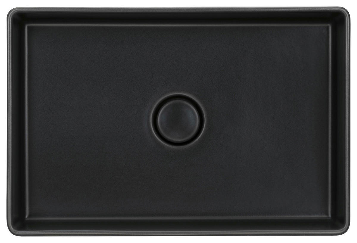 WASCHBECKEN 60/10,6/40 cm  - Schwarz, Basics, Keramik (60/10,6/40cm) - Systemceram
