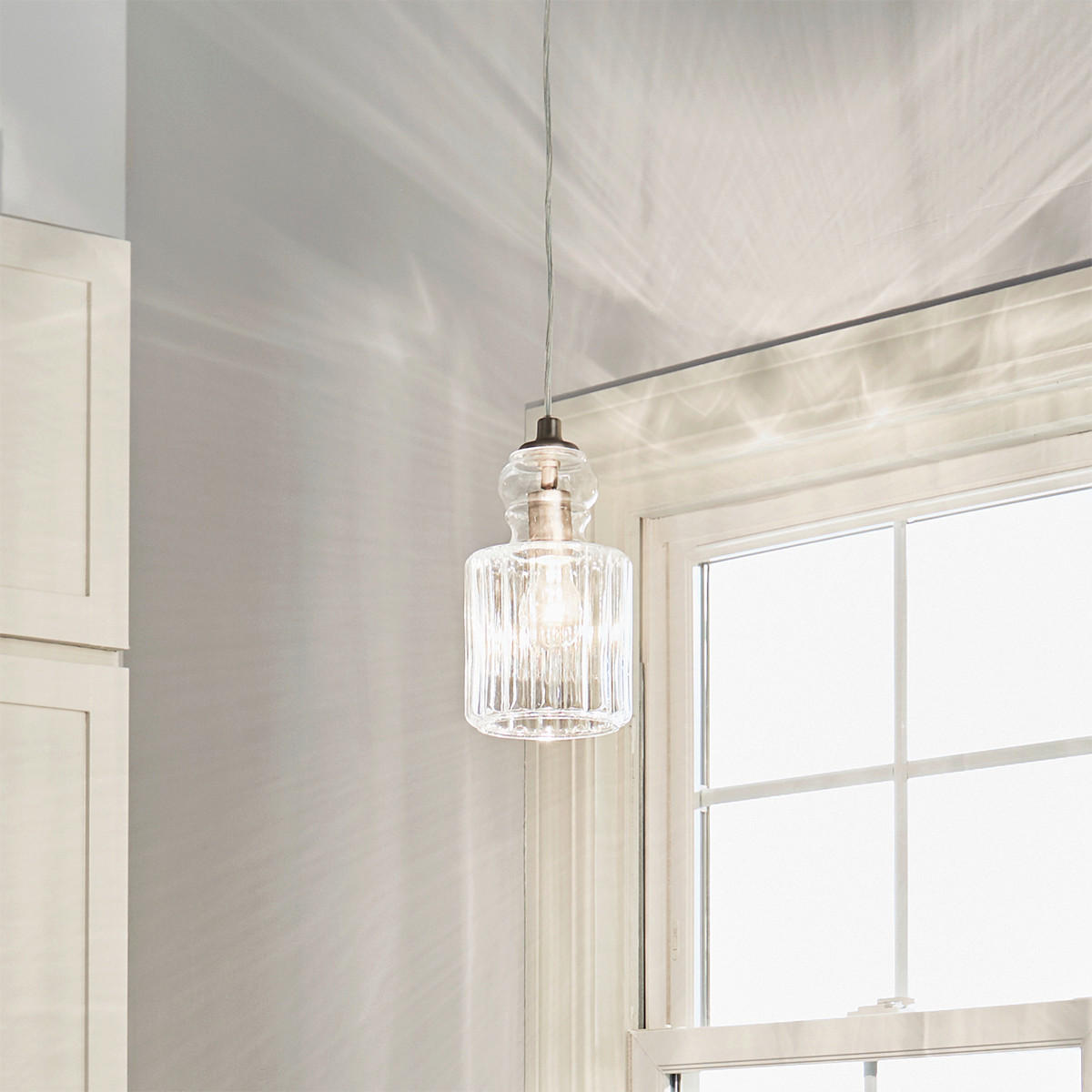 HÄNGELEUCHTE Elstead Riviera 14.7/36.8  cm   - KONVENTIONELL, Glas/Metall (14.7/36.8 cm) - Elstead Lighting