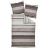 BETTWÄSCHE Biber 155/220 cm  - Beere/Bordeaux, Design, Textil (155/220cm) - Janine