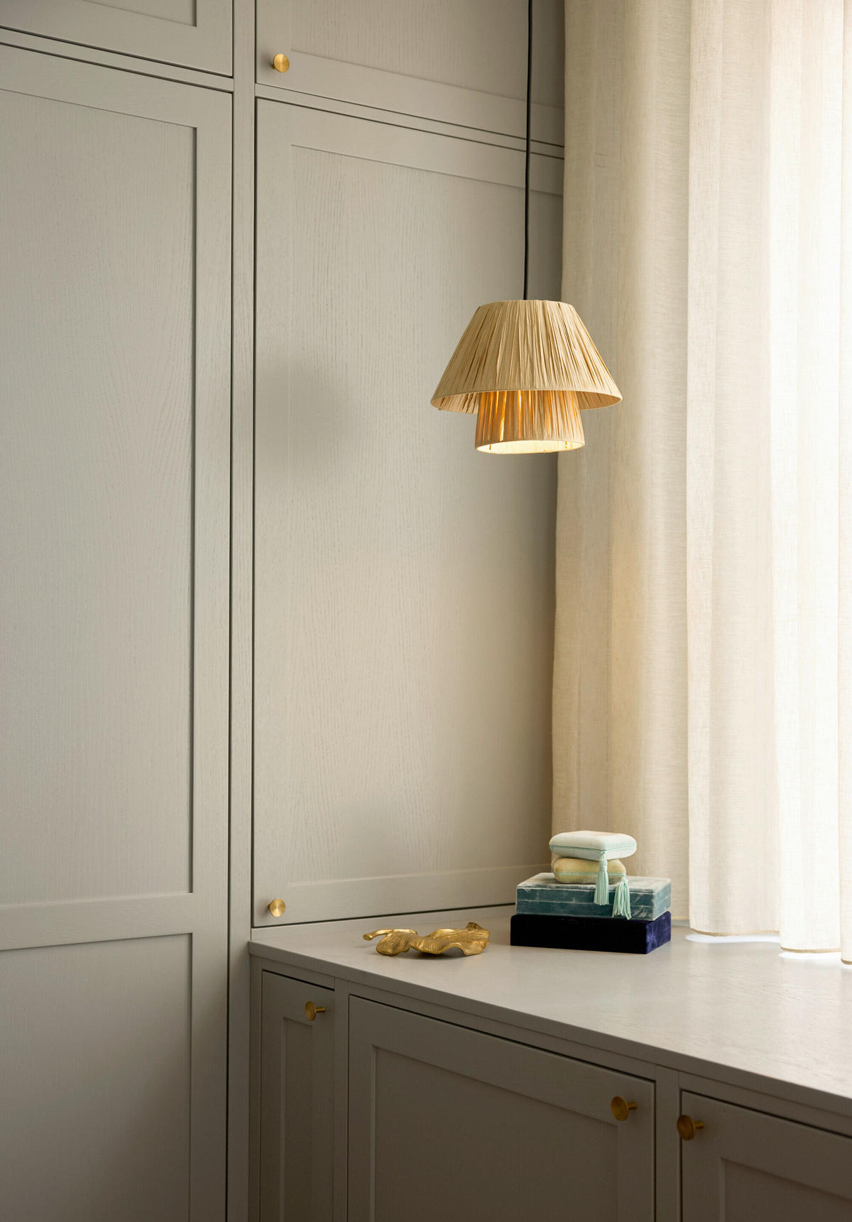 HÄNGELEUCHTE 28/120 cm  - Braun, Natur, Naturmaterialien/Metall (28/120cm) - Osram