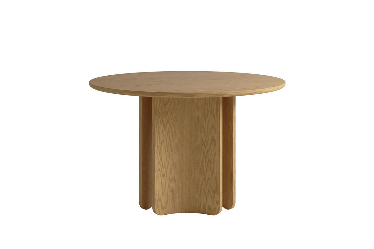 ESSTISCH 120/120/76 cm Echtholz, Nachbildung  Holzwerkstoff rund Eichefarben  - Eichefarben, MODERN, Holzwerkstoff (120/120/76cm) - Schöner Wohnen