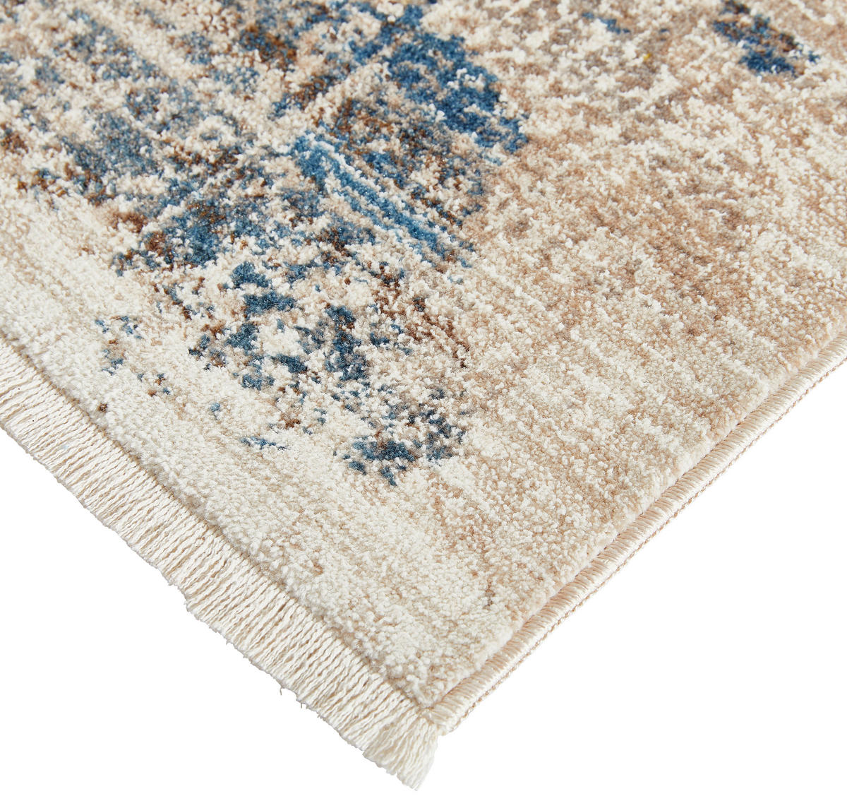 VINTAGE-TEPPICH 133/185 cm Samarkand Blau, Beige  - Blau/Beige, LIFESTYLE, Textil (133/185cm) - Novel