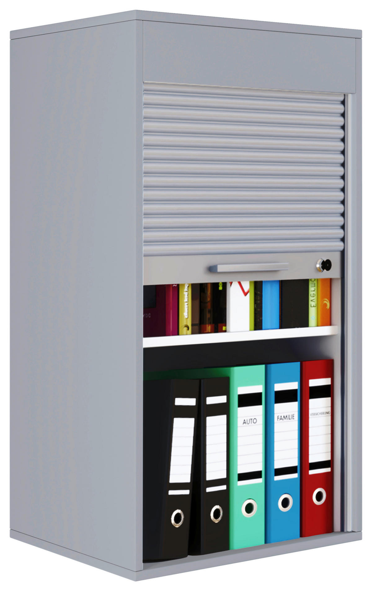 AKTENSCHRANK 50/93/40 cm  - Grau, Modern, Holzwerkstoff/Kunststoff (50/93/40cm) - MID.YOU