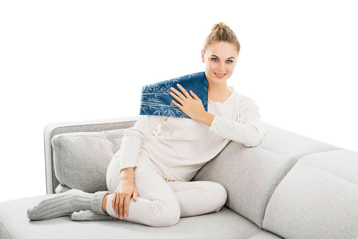 HEIZKISSEN - Blaugrau, Basics (18,7/28,2/5,5cm) - Beurer