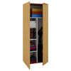 MULTISKÅP 70/178/40 cm 2-dörrar - bokfärgad/silver, Basics, trämaterial/plast (70/178/40cm) - MID.YOU