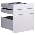 SCHUBLADENSET 45,3/50,3/46,8 cm   - Hellgrau, KONVENTIONELL, Holzwerkstoff (45,3/50,3/46,8cm) - Hom`in
