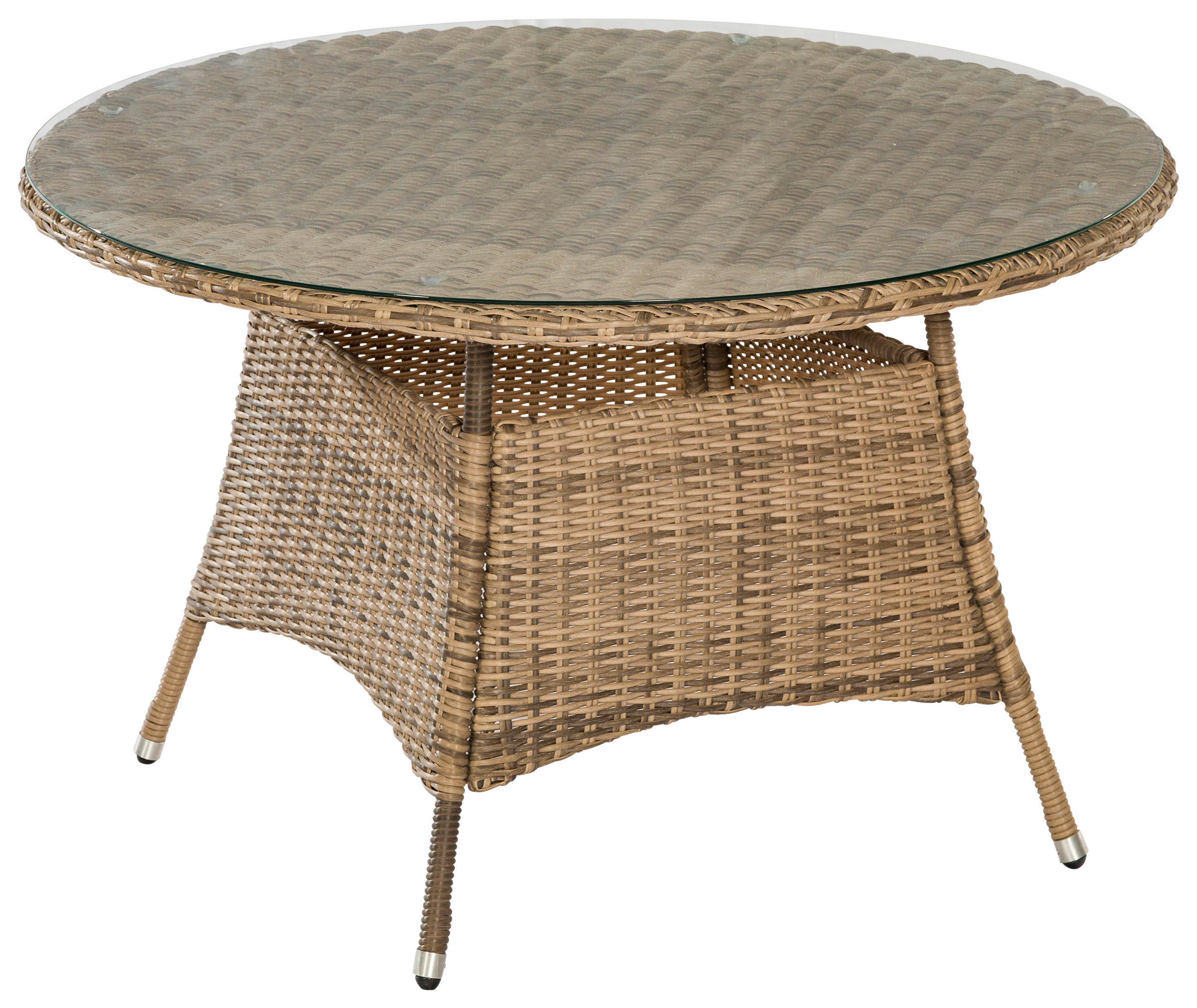 GARTENSET 9-teilig  - Naturfarben/Grau, MODERN, Kunststoff/Textil - Gardenson