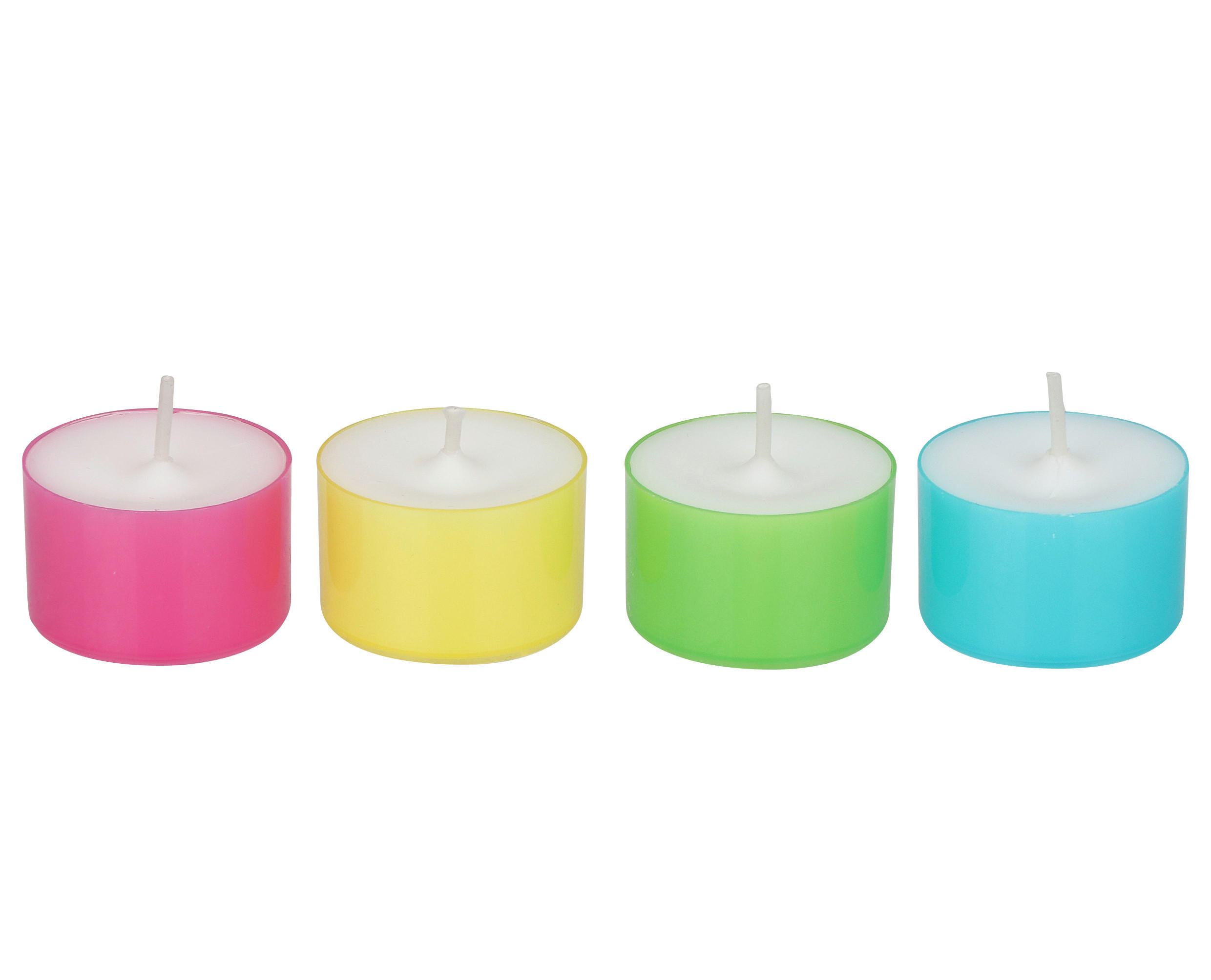 TEELICHTSET 40 Stück  - Multicolor, LIFESTYLE, Paraffin (15,6/5,5cm)