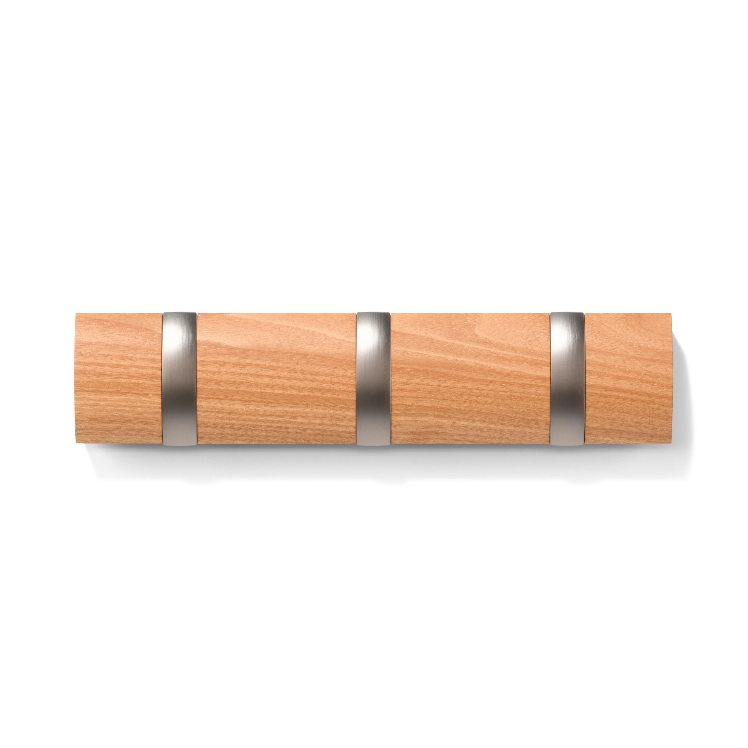 GARDEROBENLEISTE  in Esche Kernbuche  - Kernbuche, KONVENTIONELL, Holz/Kunststoff (30.48/6.35/3.175cm) - Umbra