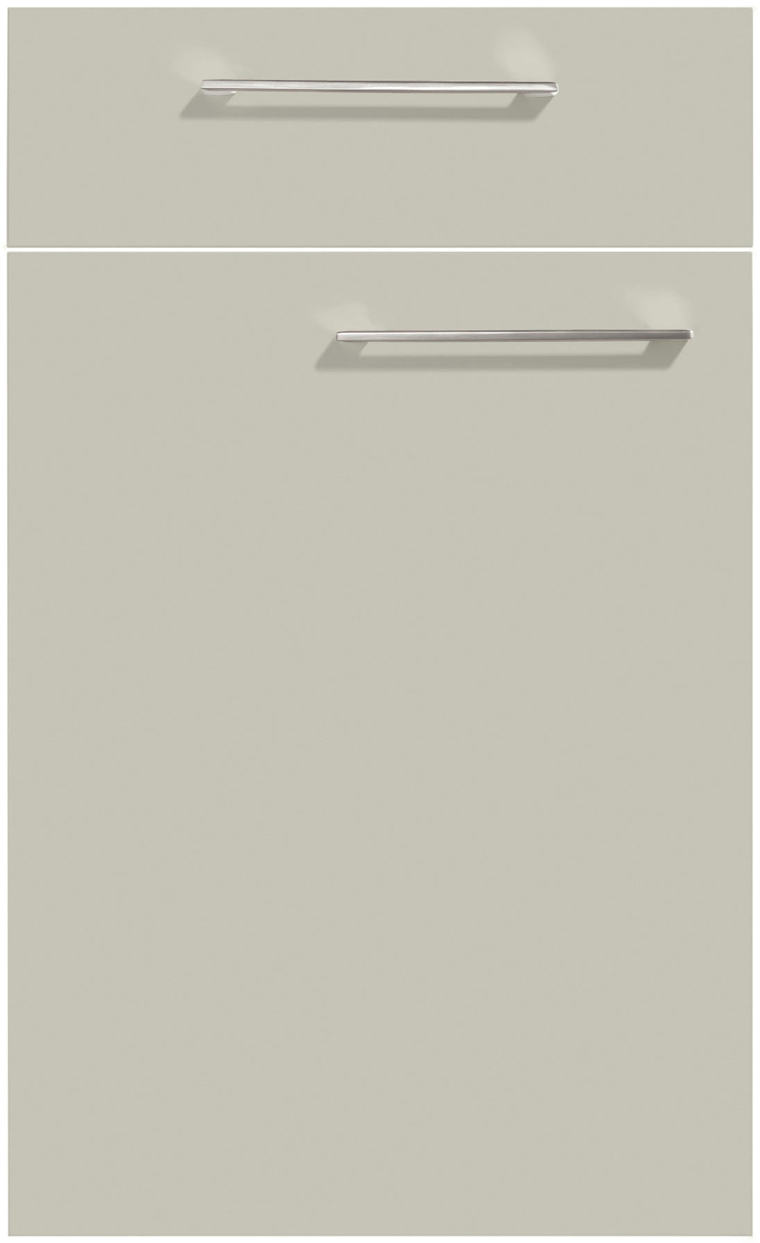 EINBAUKÜCHE   - Birkefarben/Weiß, Design, Holzwerkstoff - Dieter Knoll