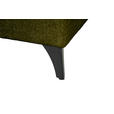 WOHNLANDSCHAFT Grün Chenille  - Schwarz/Grün, KONVENTIONELL, Textil/Metall (188/340/160cm) - Xora