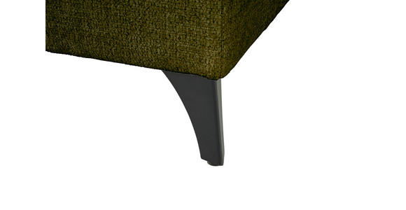 WOHNLANDSCHAFT Grün Chenille  - Schwarz/Grün, KONVENTIONELL, Textil/Metall (188/340/160cm) - Xora