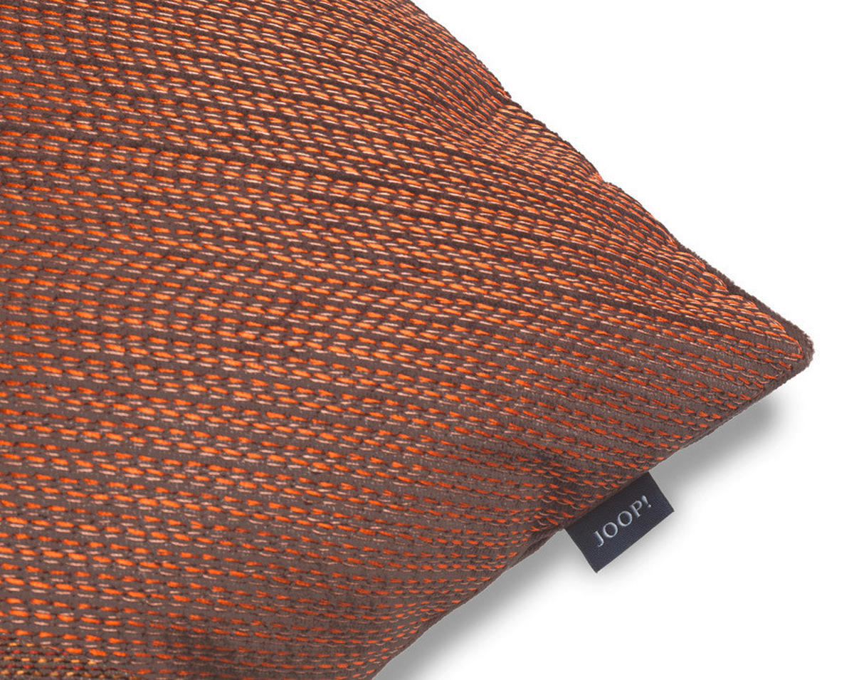 KISSENHÜLLE J!Dimension 40/40 cm  - Rotbraun/Rostfarben, Design, Textil (40/40cm) - Joop!