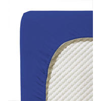 SPANNBETTTUCH Jenny C Single-Jersey  - Blau, Basics, Textil (100/200cm) - Fleuresse