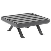 GARTENTISCHGESTELL 80/80/36 cm Metall Graphitfarben  - Graphitfarben, Design, Metall (80/80/36cm) - Zebra 