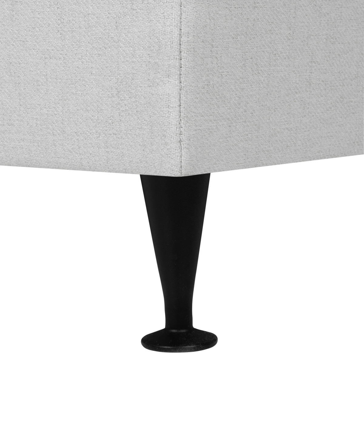 BOXSPRING-ÁGY 180/200 cm  sötétszürke  - fekete/sötétszürke, Modern, textil (180/200cm) - MID.YOU
