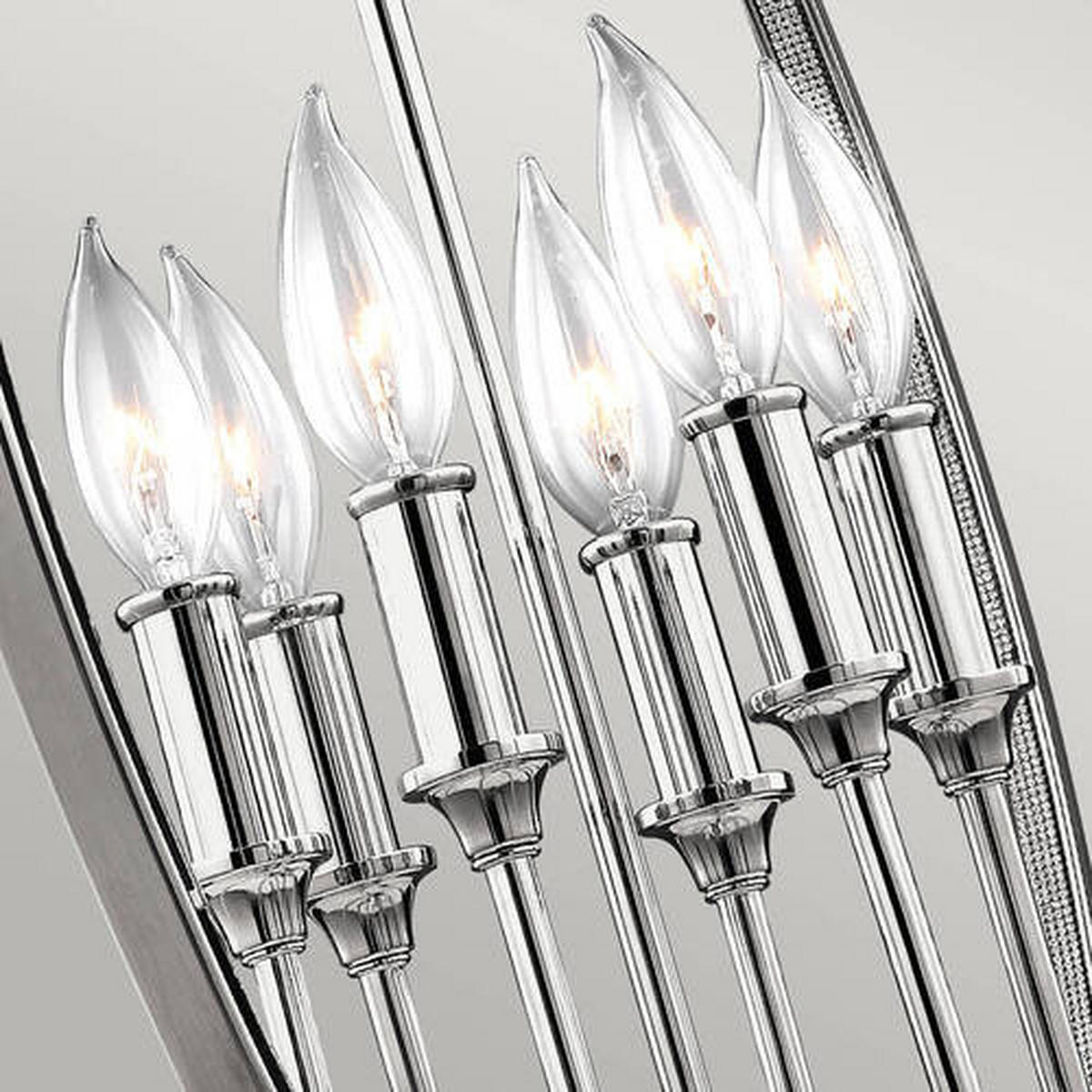 VISEČA SVETILKA  Elstead Corinne      62.2/86.4 cm      E14 - barve niklja, Konvencionalno, kovina (62.2/86.4cm) - Elstead Lighting