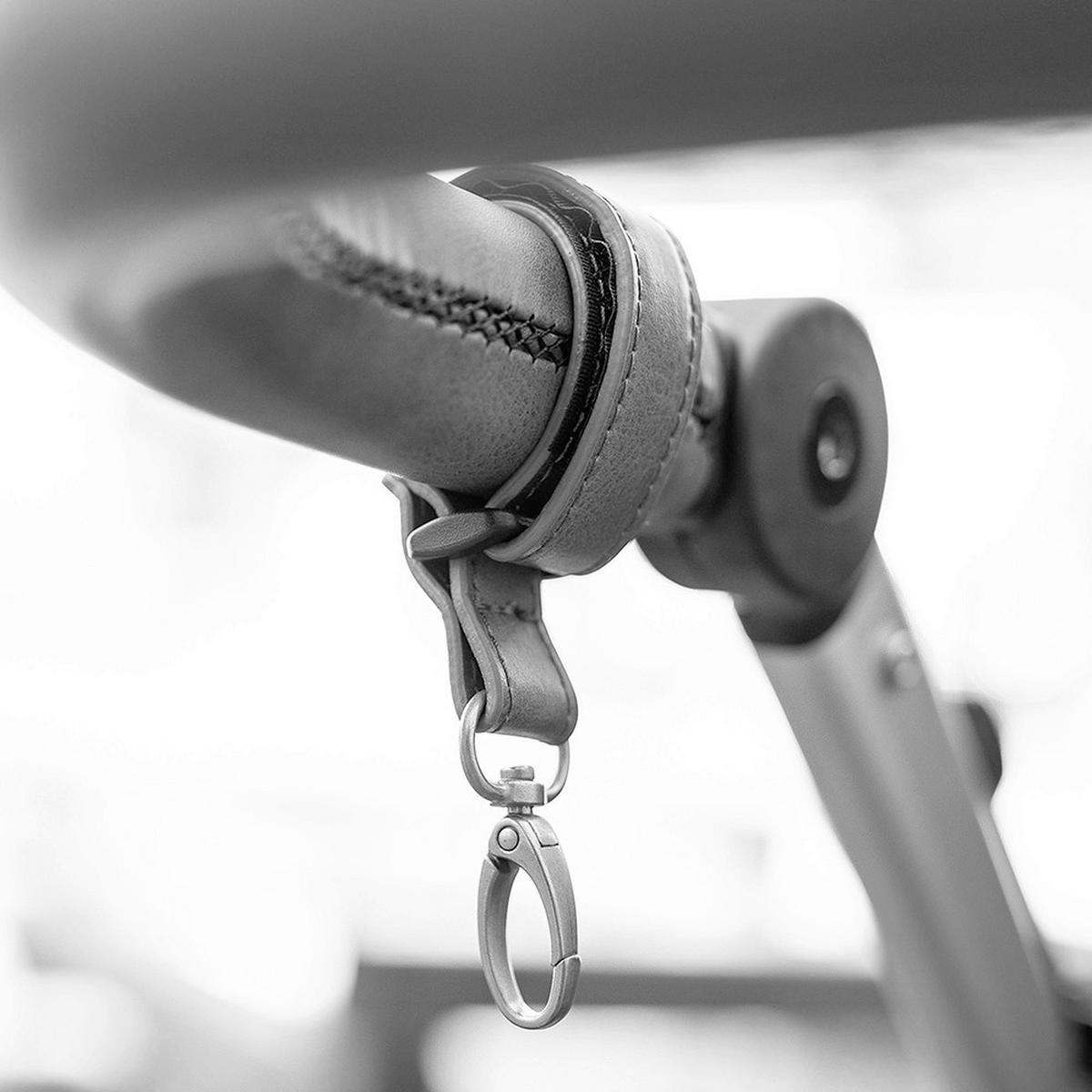 KINDERWAGENSET  FX4 Swing Set  Steingrau  - Hellgrau/Schwarz, Basics, Textil (100/55/130cm) - Gesslein