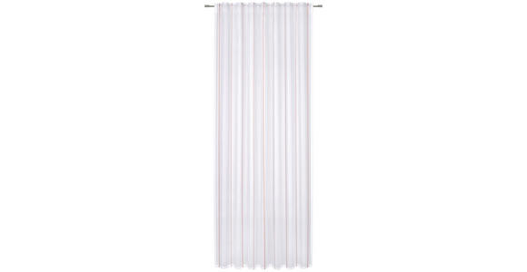 FERTIGVORHANG transparent - Kupferfarben, Design, Textil (140/255cm) - Novel