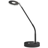 LED-TISCHLEUCHTE 16/60 cm   - Schwarz/Weiß, Design, Kunststoff/Metall (16/60cm)