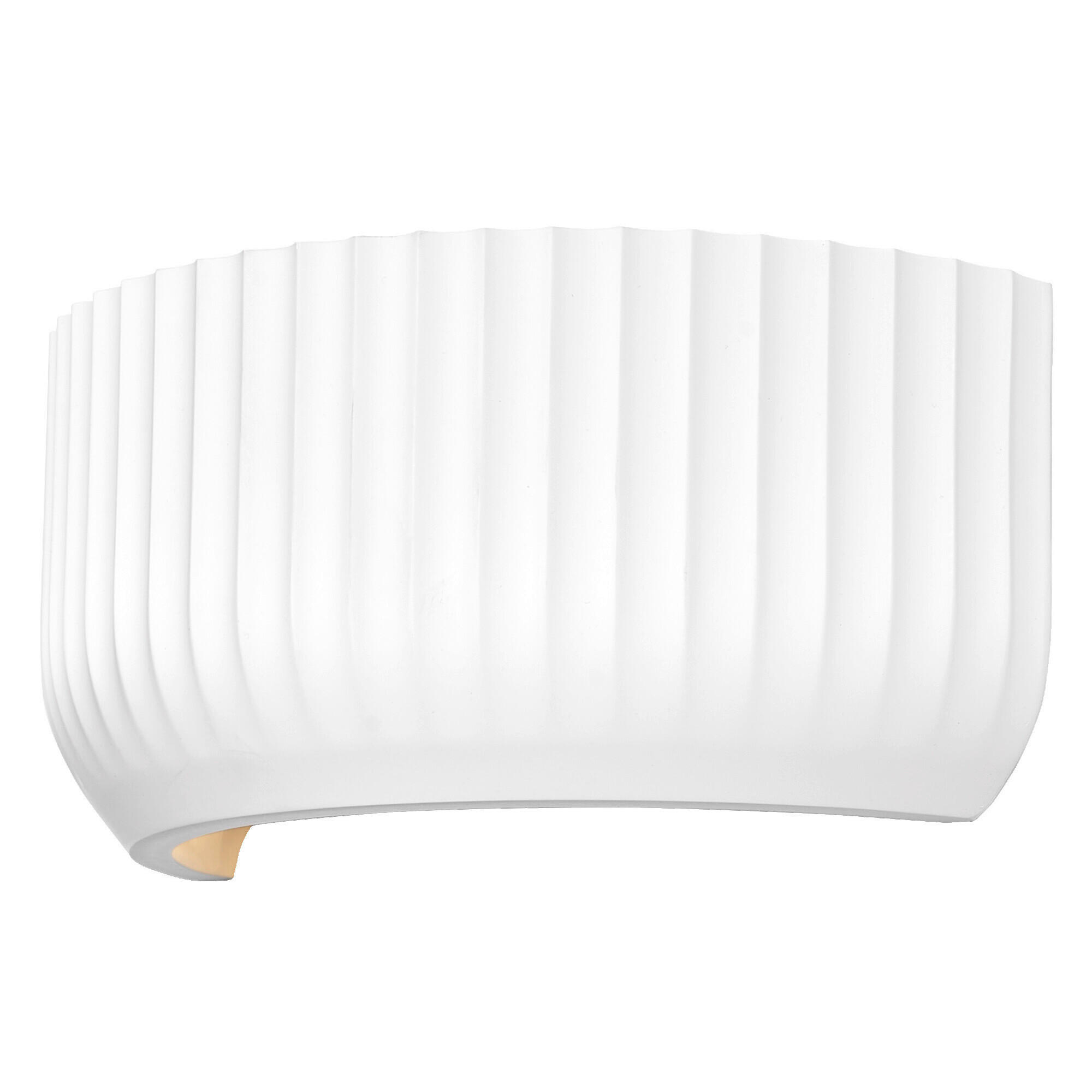 WANDLEUCHTE 30,8/12,6/13,5 cm   - Weiß, Natur, Stein (30,8/12,6/13,5cm) - Ledvance