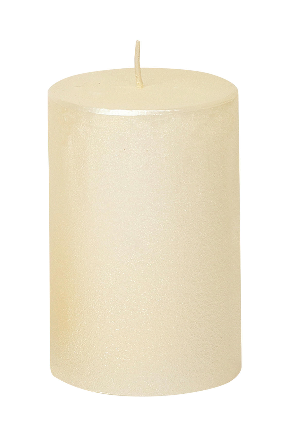 STUMPENKERZE 6.8/10 cm  - Champagner, KONVENTIONELL (6.8/10cm)