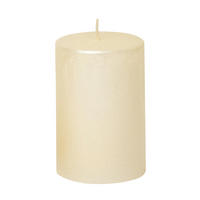 STUMPENKERZE 6.8/10 cm  - Champagner, KONVENTIONELL (6.8/10cm)