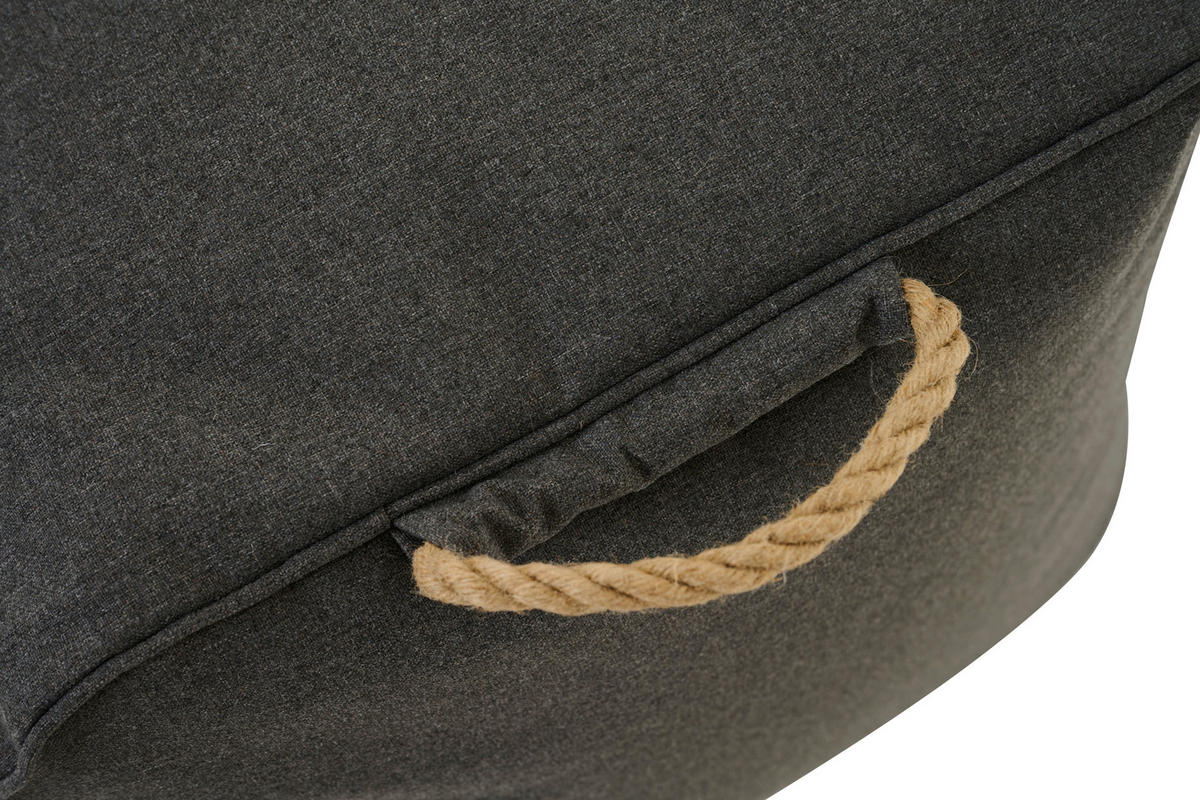 GARTENHOCKER  - Grau, MODERN, Kunststoff (48/46/46cm) - Siena Garden