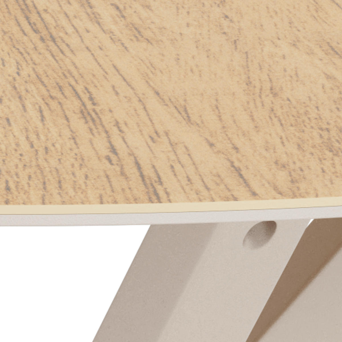 ESSTISCH in Metall, Glas, Keramik 119/119/75,5 cm  - Eichefarben/Grau, MODERN, Glas/Keramik (119/119/75,5cm) - MID.YOU