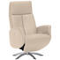 RELAXSESSEL in Textil, Leder Sandfarben - Sandfarben/Chromfarben, Design, Leder/Textil (71/105/75cm) - Welnova RELAXSESSEL in Textil, Leder Sandfarben - Sandfarben/Chromfarben, Design, Leder/Textil (71/105/75cm) - Welnova