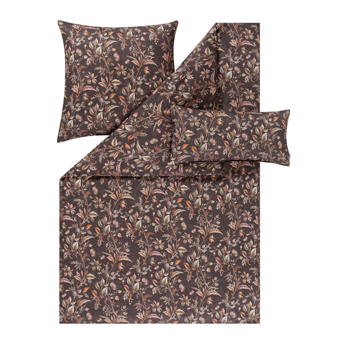 BETTWÄSCHE Atelier Makosatin 135/200 cm  - Braun, Design, Textil (135/200cm) - Estella