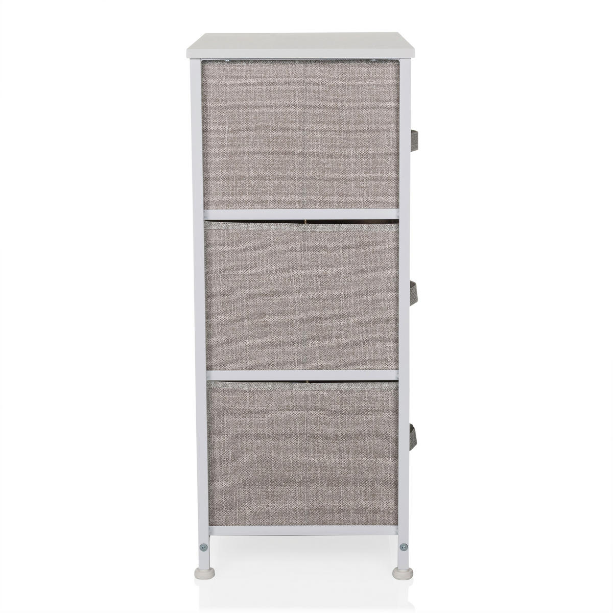 KOMMODE  in 45/73/30 cm  - Grau, MODERN, Kunststoff/Textil (45/73/30cm) - MID.YOU
