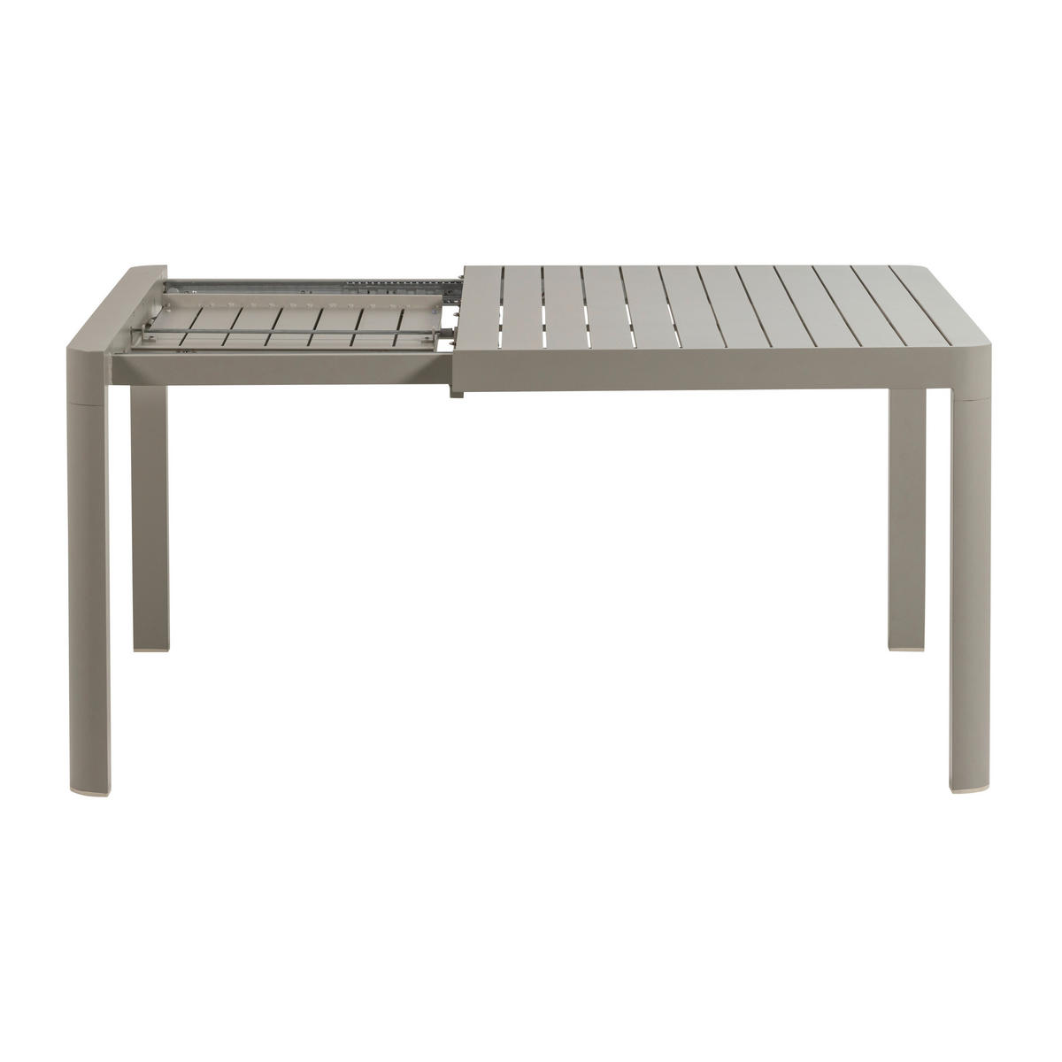 GARTENTISCH 97-150/150/76 cm Metall rechteckig  - Sandfarben, MODERN, Metall (97-150/150/76cm) - Livetastic